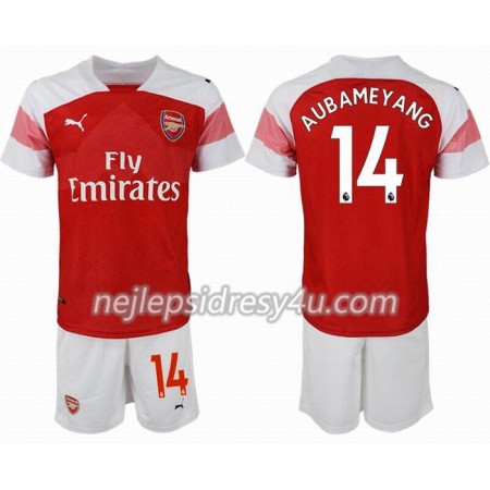 Fotbalový Dres Arsenal AUBAMEYANG 14 Dětské Domácí 2018/19